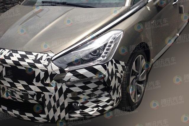 長(zhǎng)安諦艾仕改款DS5車型諜照曝光 9月上市