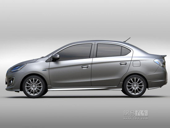 Mirage三廂版原型 三菱G4概念車官圖發(fā)布