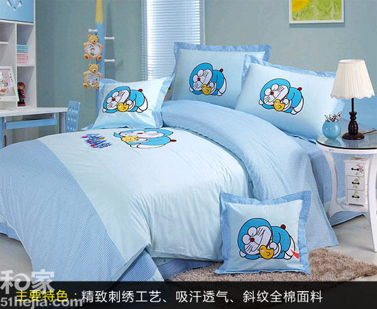 哆啦A夢純棉床品套裝