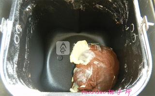 可可雙色吐司的做法步驟:2