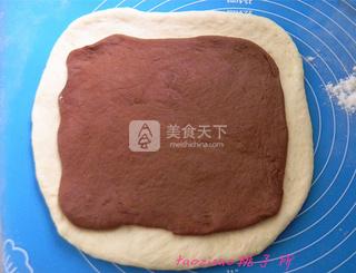 可可雙色吐司的做法步驟:4