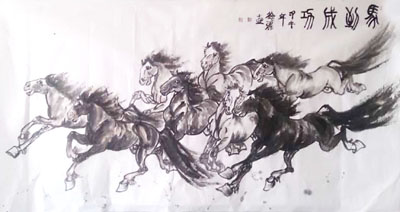 徐麗——“盛世中國(guó)”書畫界最具貢獻(xiàn)人物獻(xiàn)禮建國(guó)65周年 徐麗作品2