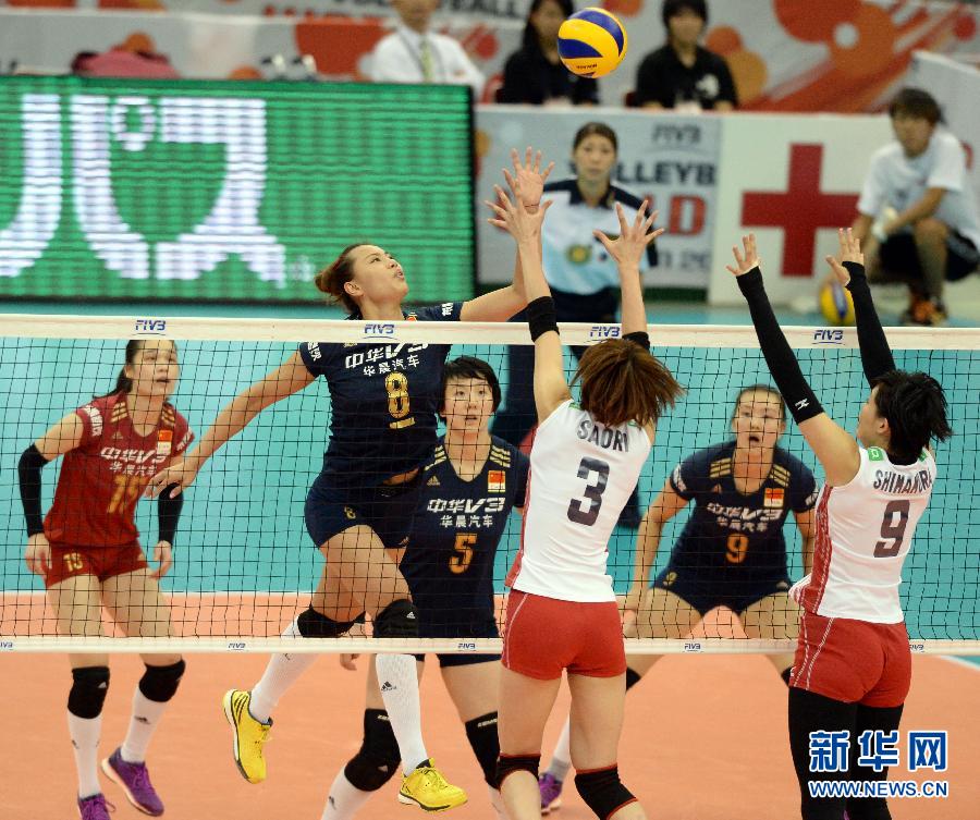 (體育)(7)排球——女排世界杯:中國隊奪冠 (體育)(7)排球——女排世界杯:中國隊奪冠