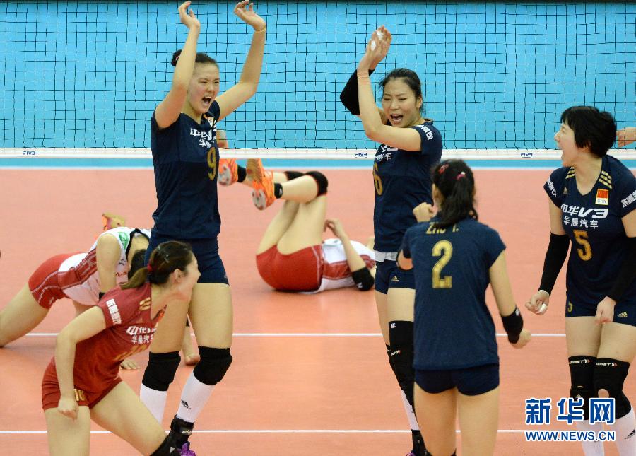 (體育)(10)排球——女排世界杯:中國隊奪冠 (體育)(10)排球——女排世界杯:中國隊奪冠