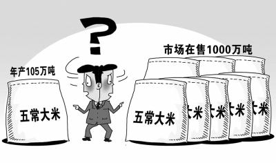媒體:五常大米年產(chǎn)105萬(wàn)噸 全國(guó)至少售千萬(wàn)噸
